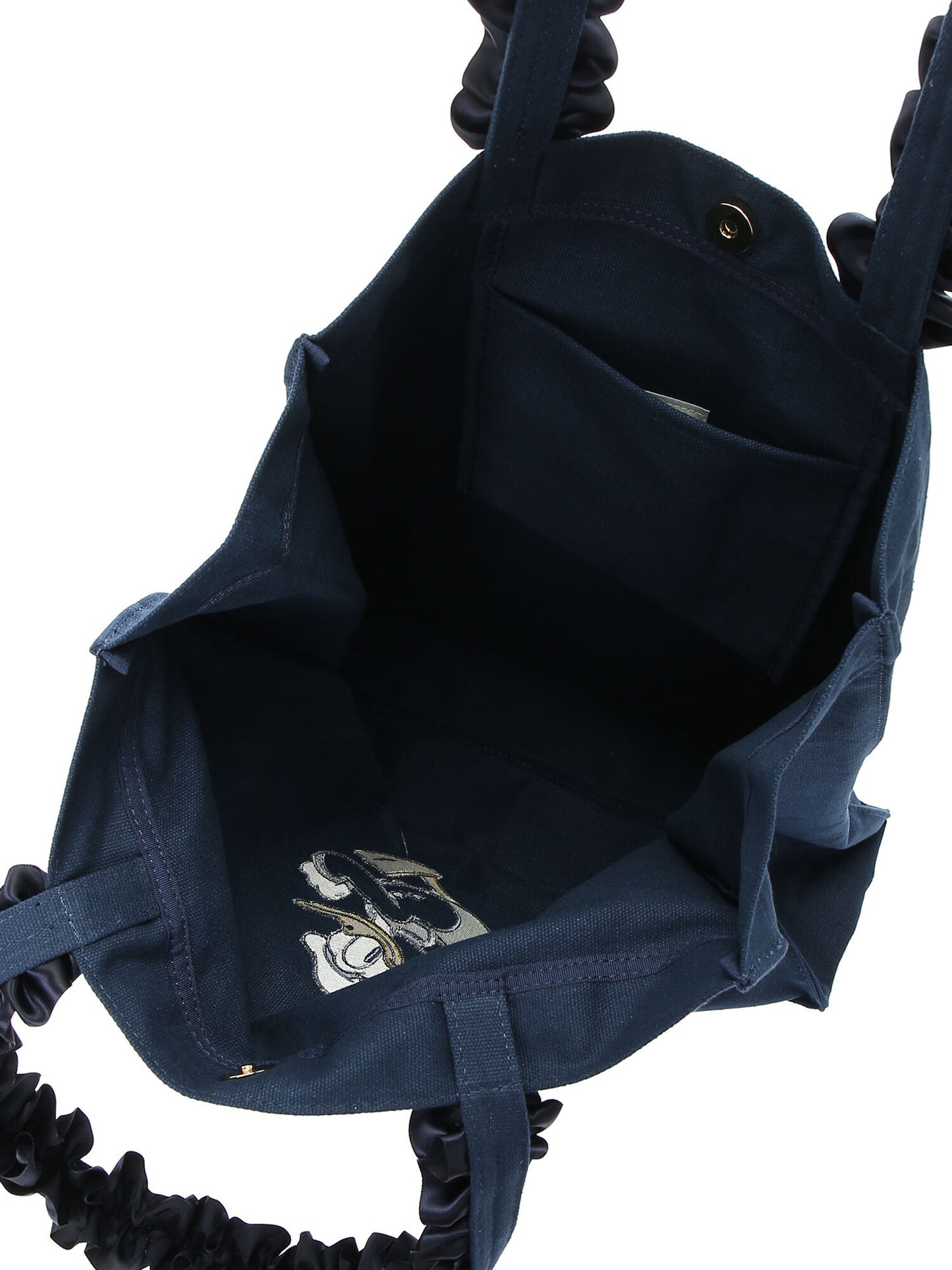 Donald Duck Ruffled Canvas Tote Bag