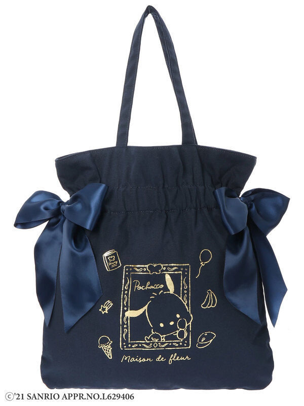Pochacco Ribbon Tote Bag