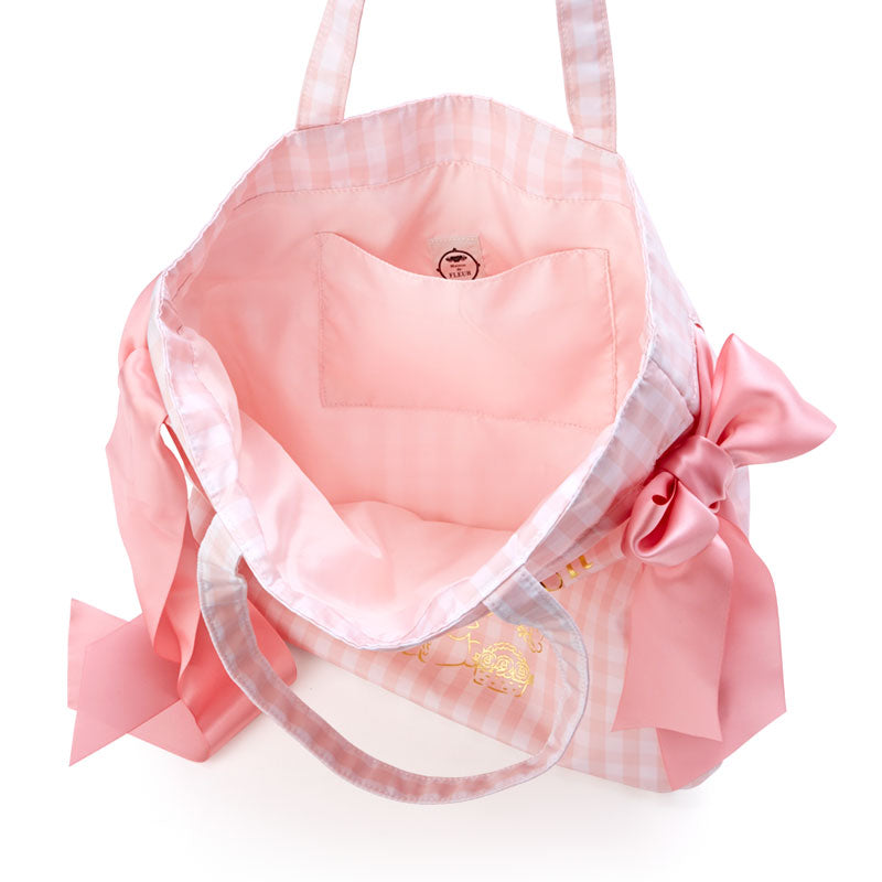 My Melody Gingham Ribbon Tote Bag