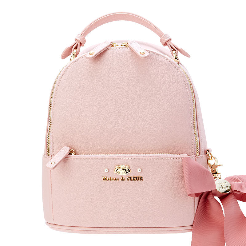 My Melody Backpack with Ribbon Charm