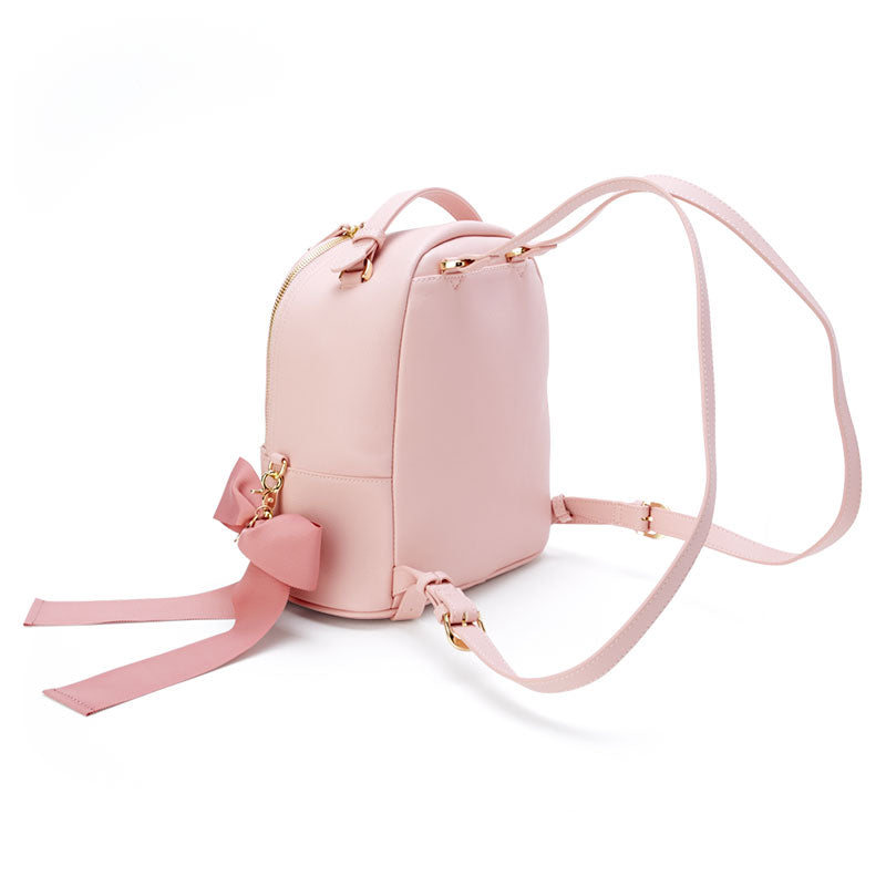 My Melody Backpack with Ribbon Charm