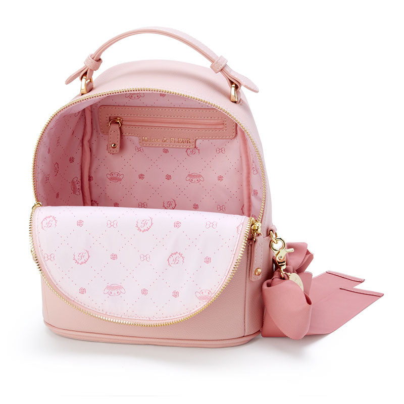 My Melody Backpack with Ribbon Charm