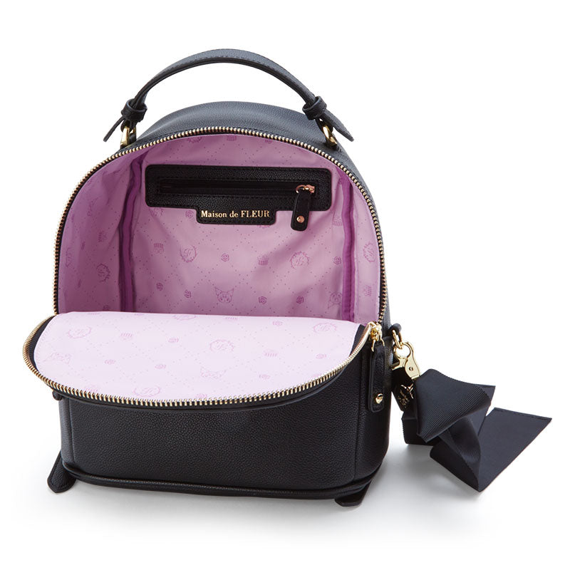 Kuromi Backpack with Ribbon Charm