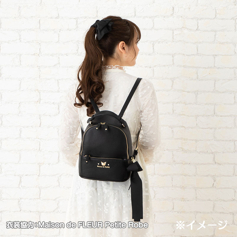 Kuromi Backpack with Ribbon Charm