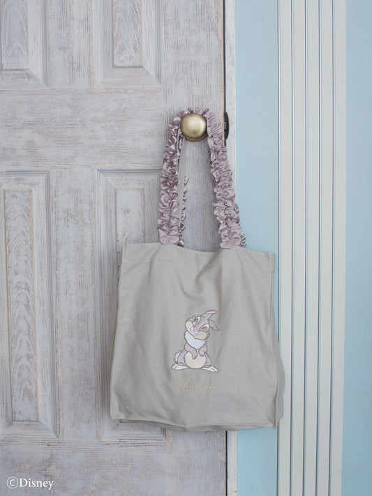 Thumper Ruffled Canvas Tote Bag