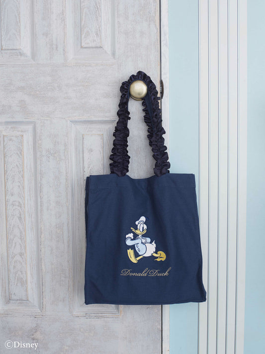 Donald Duck Ruffled Canvas Tote Bag