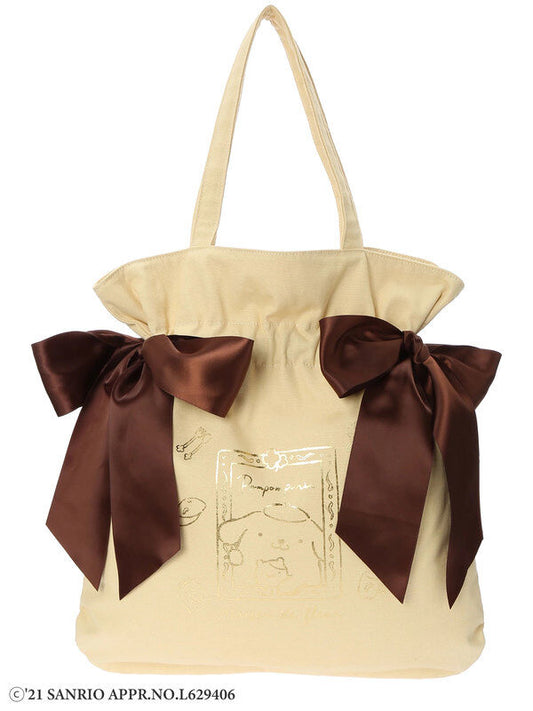 Pompompurin Ribbon Tote Bag