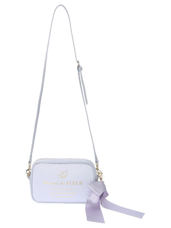 Crossbody Bag with Ribbon Charm