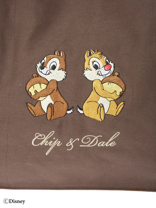 Chip & Dale Ruffled Canvas Tote Bag