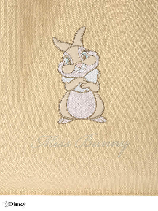 Miss Bunny Ruffled Canvas Tote Bag