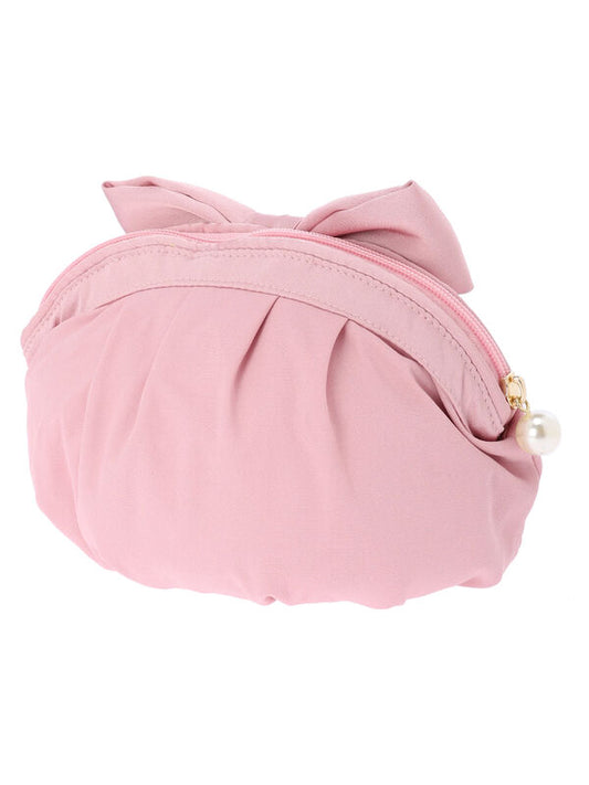 Marron Cream Bow Pouch