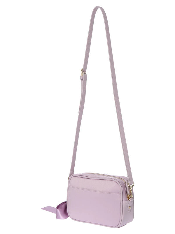 Crossbody Bag with Ribbon Charm