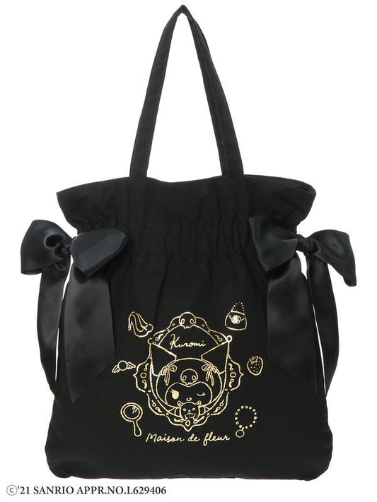 Kuromi Ribbon Tote Bag