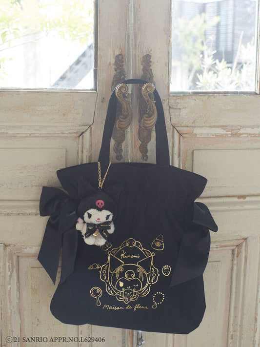 Kuromi Ribbon Tote Bag