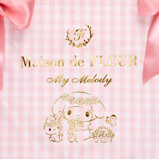 My Melody Gingham Ribbon Tote Bag
